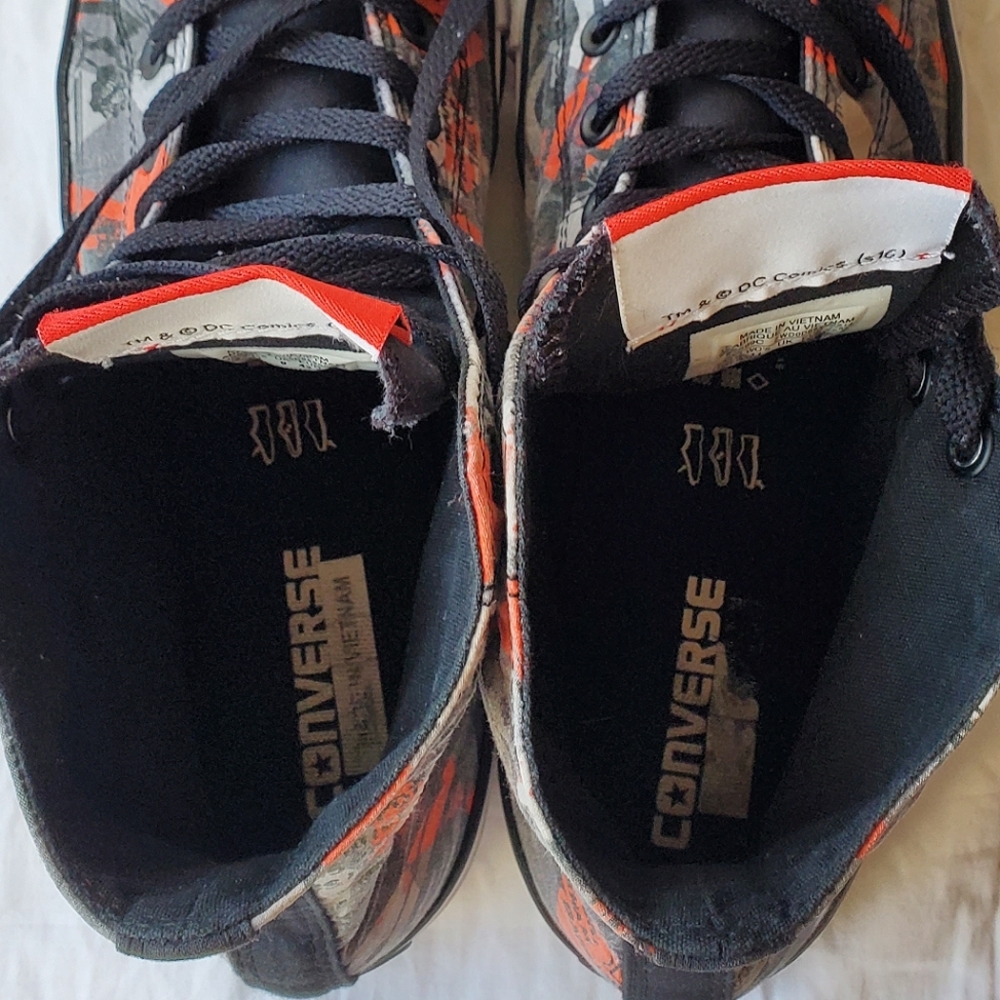 Converse All Star X DC Comics Harley Quinn Unisex Sneakers Size Mens 9/Womens 11 - Picture 7 of 9